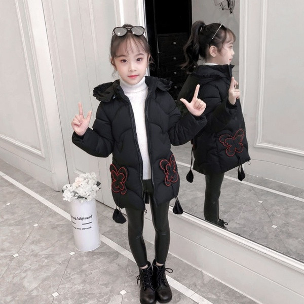 Dječja zimska jakna za djevojčicu srednje dužine