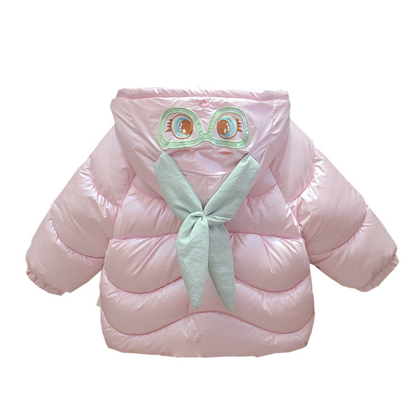 Καθημερινό παιδικό μπουφάν για κορίτσια με κουκούλα
