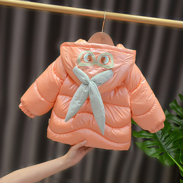 Καθημερινό παιδικό μπουφάν για κορίτσια με κουκούλα