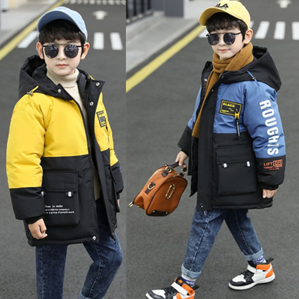 Καθημερινό παιδικό μπουφάν με επιγραφές για αγόρια