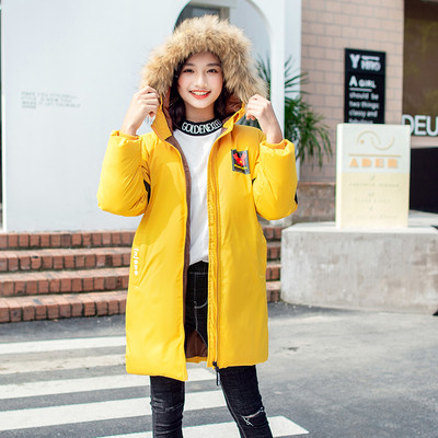 Igapäevane laste jope poistele sulestikuga kapuutsiga