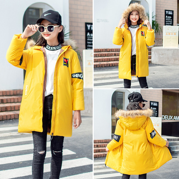 Igapäevane laste jope poistele sulestikuga kapuutsiga