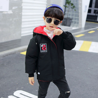 Νέο χειμερινό μπουφάν για αγόρια και κουκούλα