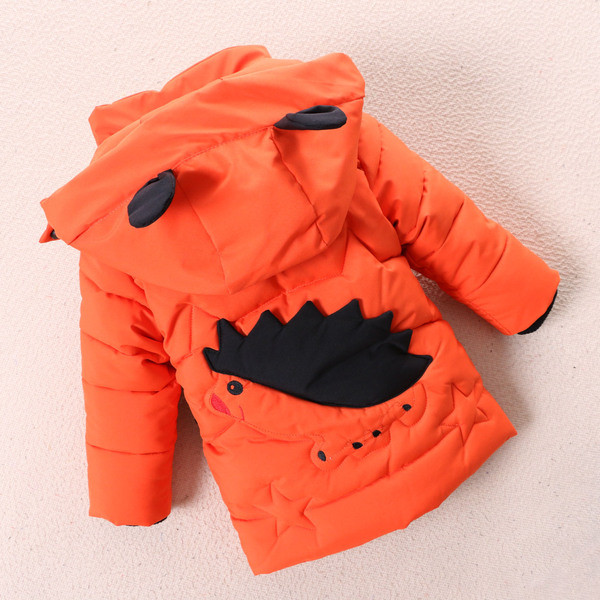 Παιδικό μοντέρνο μπουφάν για αγόρια με τρισδιάστατο στοιχείο στην κουκούλα
