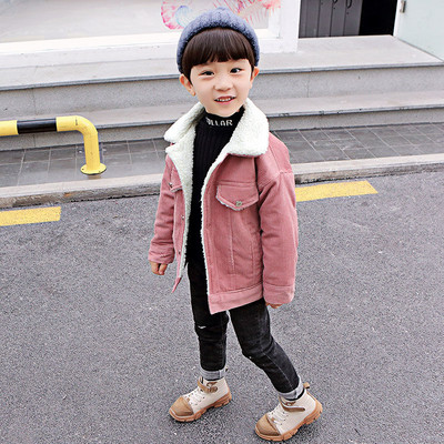 Παιδικό μπουφάν για αγόρια με κουμπιά και απαλή φόδρα