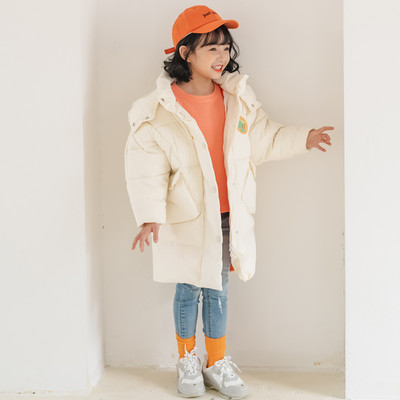 Χειμερινό παιδικό μπουφάν για κορίτσια και αγόρια με τρισδιάστατα στοιχεία στην κουκούλα