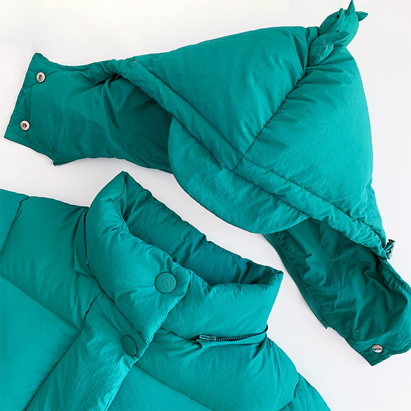 Χειμερινό παιδικό μπουφάν για κορίτσια και αγόρια με τρισδιάστατα στοιχεία στην κουκούλα