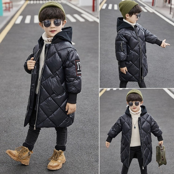 Νέο μοντέλο καθημερινό μακρύ μπουφάν με κουκούλα και φερμουάρ σε μαύρο χρώμα