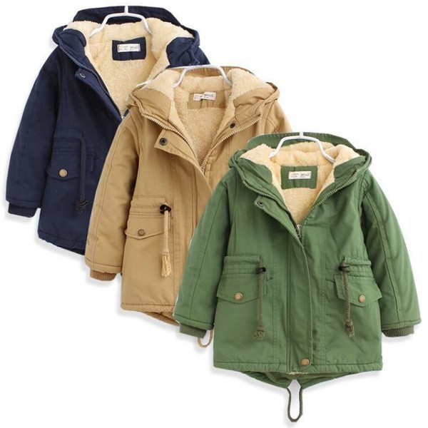 Novi model parka jakne za dječake sa kapuljačom i toplom postavom
