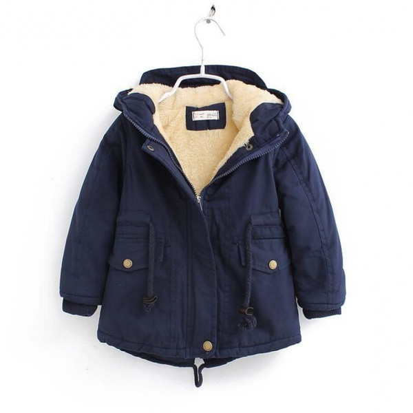 Novi model parka jakne za dječake sa kapuljačom i toplom postavom