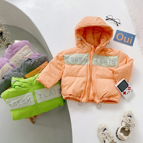 Καθημερινό παιδικό μπουφάν για κορίτσια και αγόρια με κουκούλα