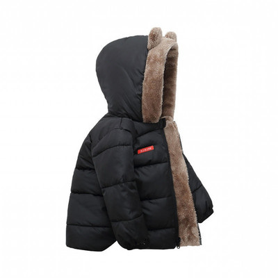 Χειμερινό μπουφάν με κουκούλα μοντέλο  unisex