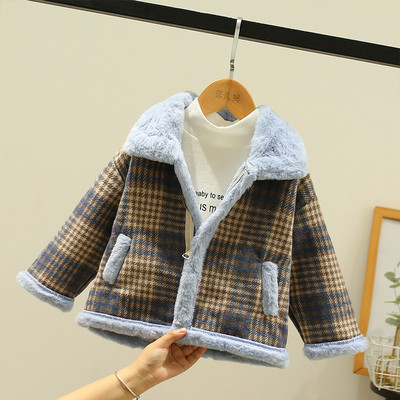 Pehme voodriga laste talvejope - poistele