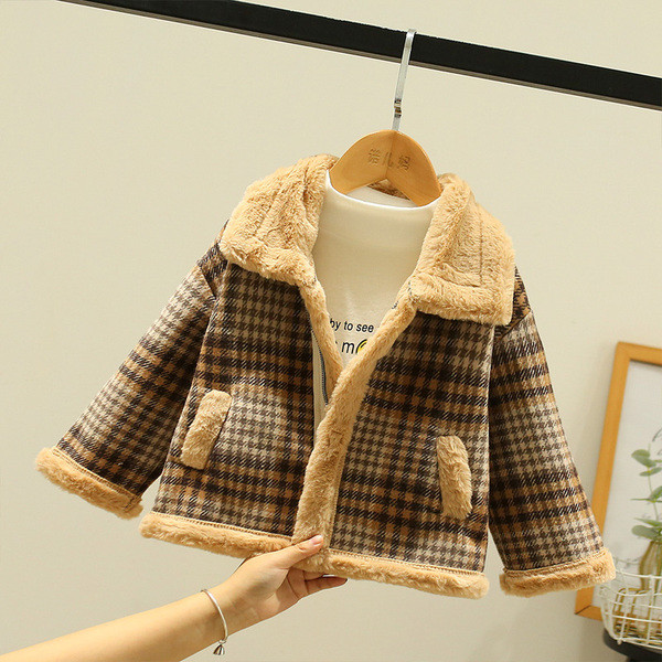 Pehme voodriga laste talvejope - poistele