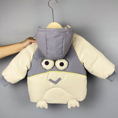Laste unisex talvejope 3D-rakendusega seljal