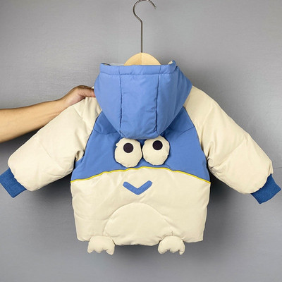 Laste unisex talvejope 3D-rakendusega seljal