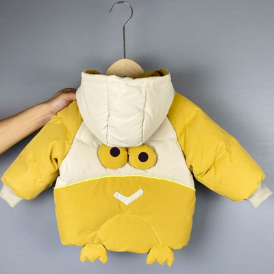 Laste unisex talvejope 3D-rakendusega seljal