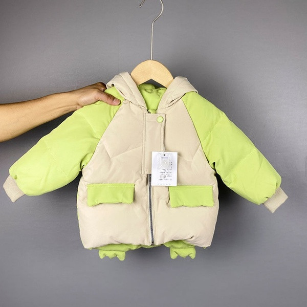 Dječja unisex zimska jakna sa 3D aplikacijom na leđima