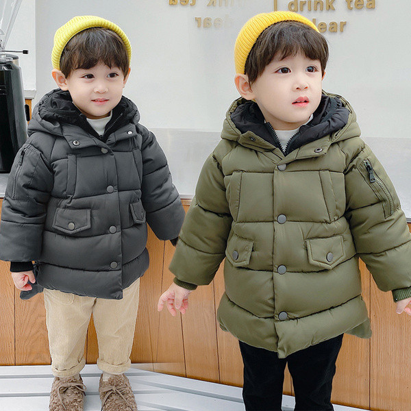 Παιδικό μπουφάν φθινοπώρου-χειμώνα με κουκούλα - για αγόρια