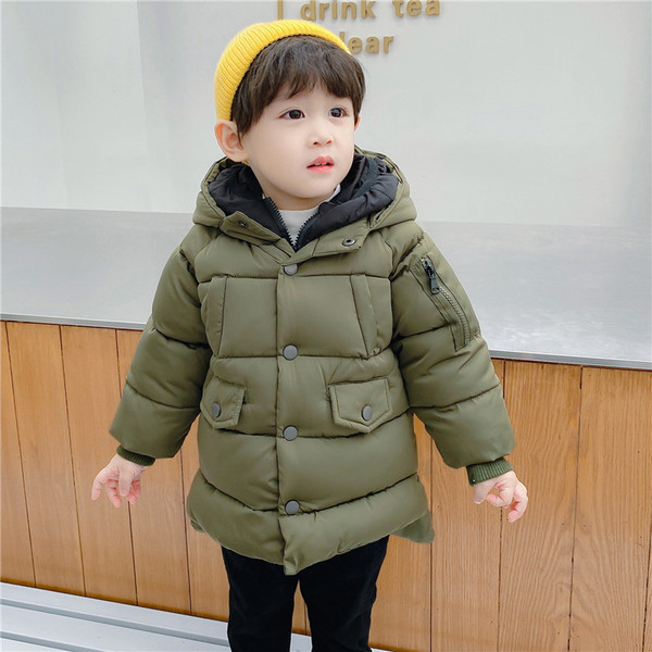 Παιδικό μπουφάν φθινοπώρου-χειμώνα με κουκούλα - για αγόρια