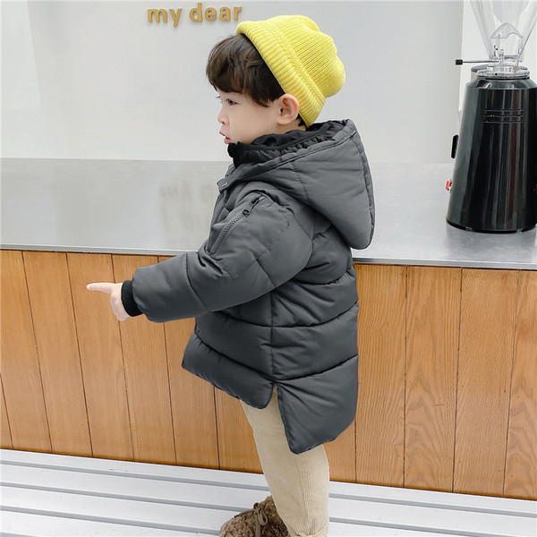 Παιδικό μπουφάν φθινοπώρου-χειμώνα με κουκούλα - για αγόρια