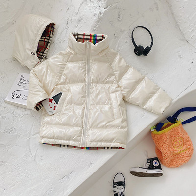 Καθημερινό παιδικό μπουφάν για αγόρια και κορίτσια με δύο πρόσωπα