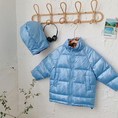 Καθημερινό παιδικό μπουφάν για αγόρια και κορίτσια με δύο πρόσωπα