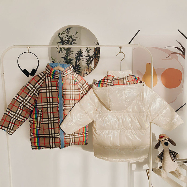 Καθημερινό παιδικό μπουφάν για αγόρια και κορίτσια με δύο πρόσωπα