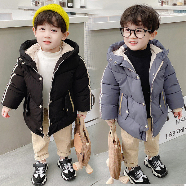 Φθινόπωρο-χειμερινό παιδικό μπουφάν με μαλακή επένδυση