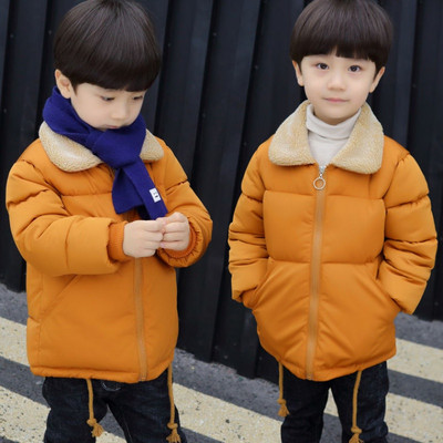 Χειμερινό μπουφάν για αγόρια με ζεστή φόδρα και φερμουάρ