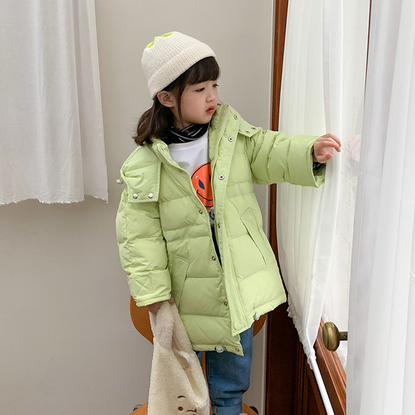 Zimska dječja jakna za dječake i djevojčice s kapuljačom