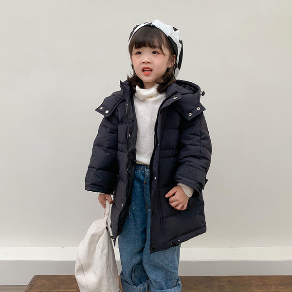 Zimska dječja jakna za dječake i djevojčice s kapuljačom