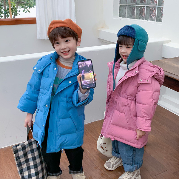 Zimska dječja jakna za dječake i djevojčice s kapuljačom