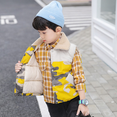 Kõrge kraega igapäevane lastevest poistele - kaks mudelit