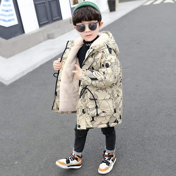 Novi model dječje jakne za dječake sa printom i kapuljačom