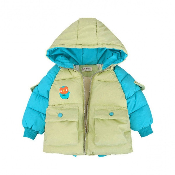 Χειμερινό μπουφάν με εφαρμογή 3D στη πλάτη