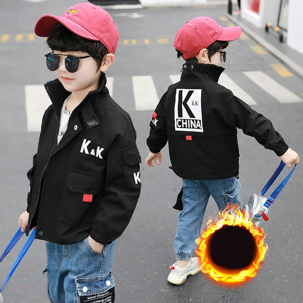 Παιδικό casual χειμερινό μπουφάν κατάλληλο για αγόρια