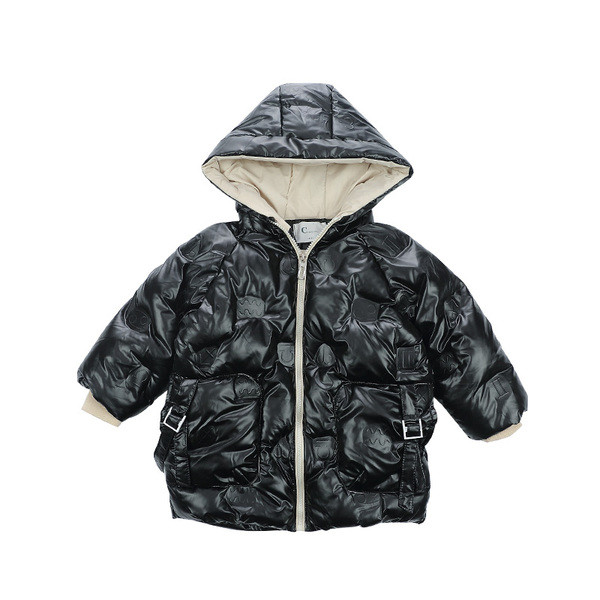 Παιδικό μπουφάν για αγόρια με κουκούλα και μαλακή φόδρα