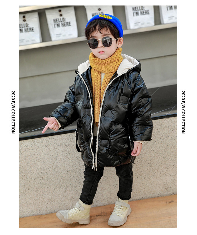 Παιδικό μπουφάν για αγόρια με κουκούλα και μαλακή φόδρα