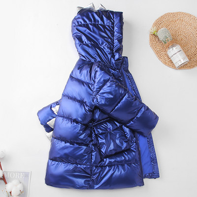 Χειμερινό παιδικό μπουφάν για αγόρια και κορίτσια με κουκούλα και τρισδιάστατα στοιχεία