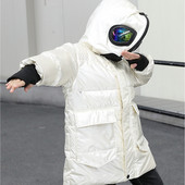 Νέο μοντέλο μοντέρνο μπουφάν για αγόρια με κουκούλα και τσέπες