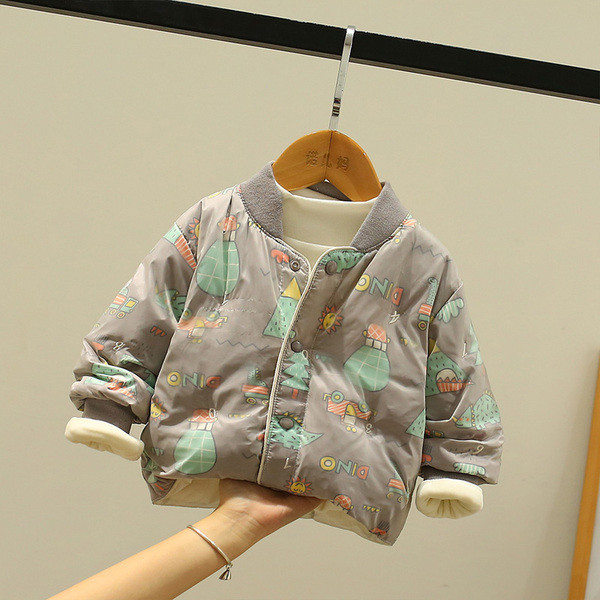 Värviline nööpidega lastejope tüdrukutele ja poistele