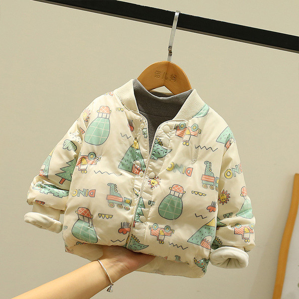 Värviline nööpidega lastejope tüdrukutele ja poistele