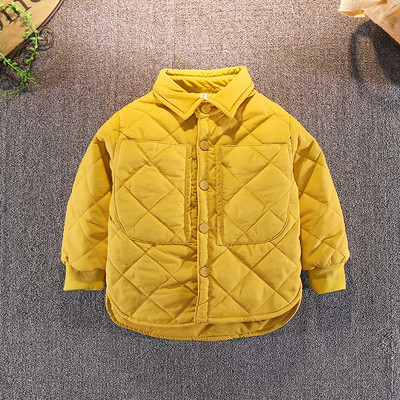 Νέο μοντέλο παιδικό μπουφάν για αγόρια με κλασικό κολάρο και κουμπιά