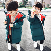 Kapuutsiga ja taskutega laste talvejope poistele