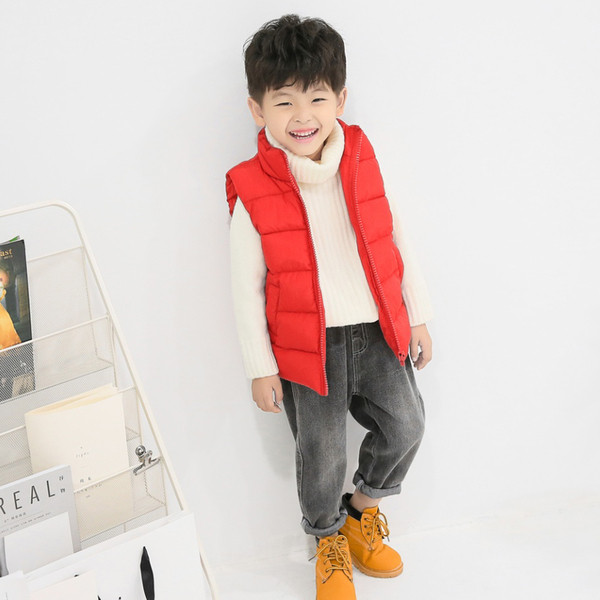 Καθημερινό γιλέκο για αγόρια και κορίτσια με ψηλό κολάρο και επιγραφή