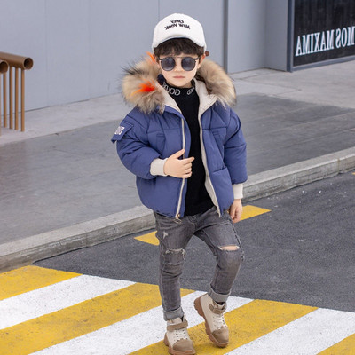 Uue mudeli sügis-talve jope poistele, kapuutsiga