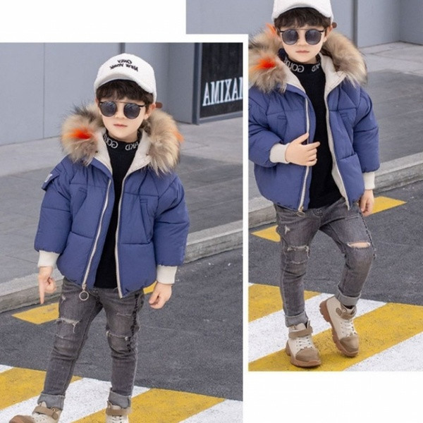 Uue mudeli sügis-talve jope poistele, kapuutsiga