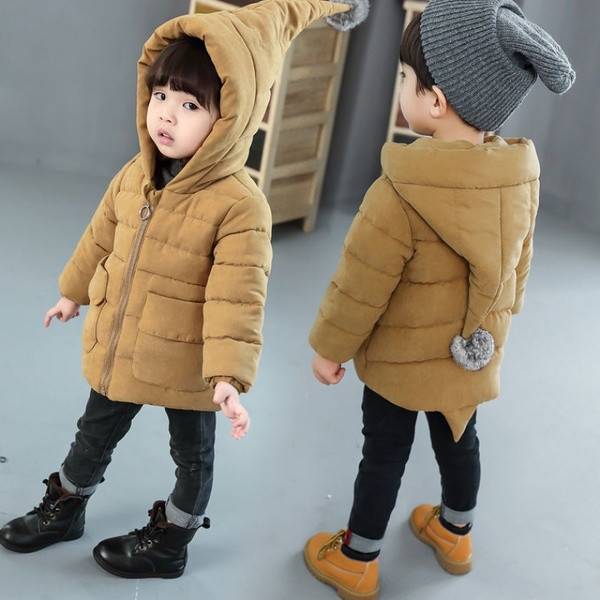 Laste sügis-talvine jope lukuga - unisex mudel