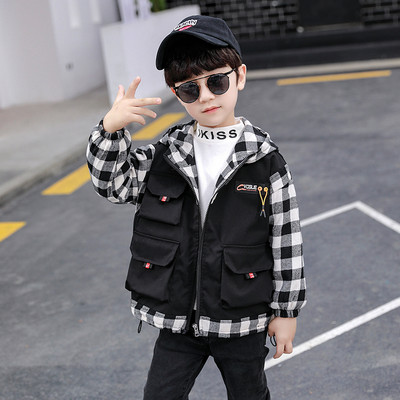 Dnevni dječji za dječake s džepovima i kapuljačom